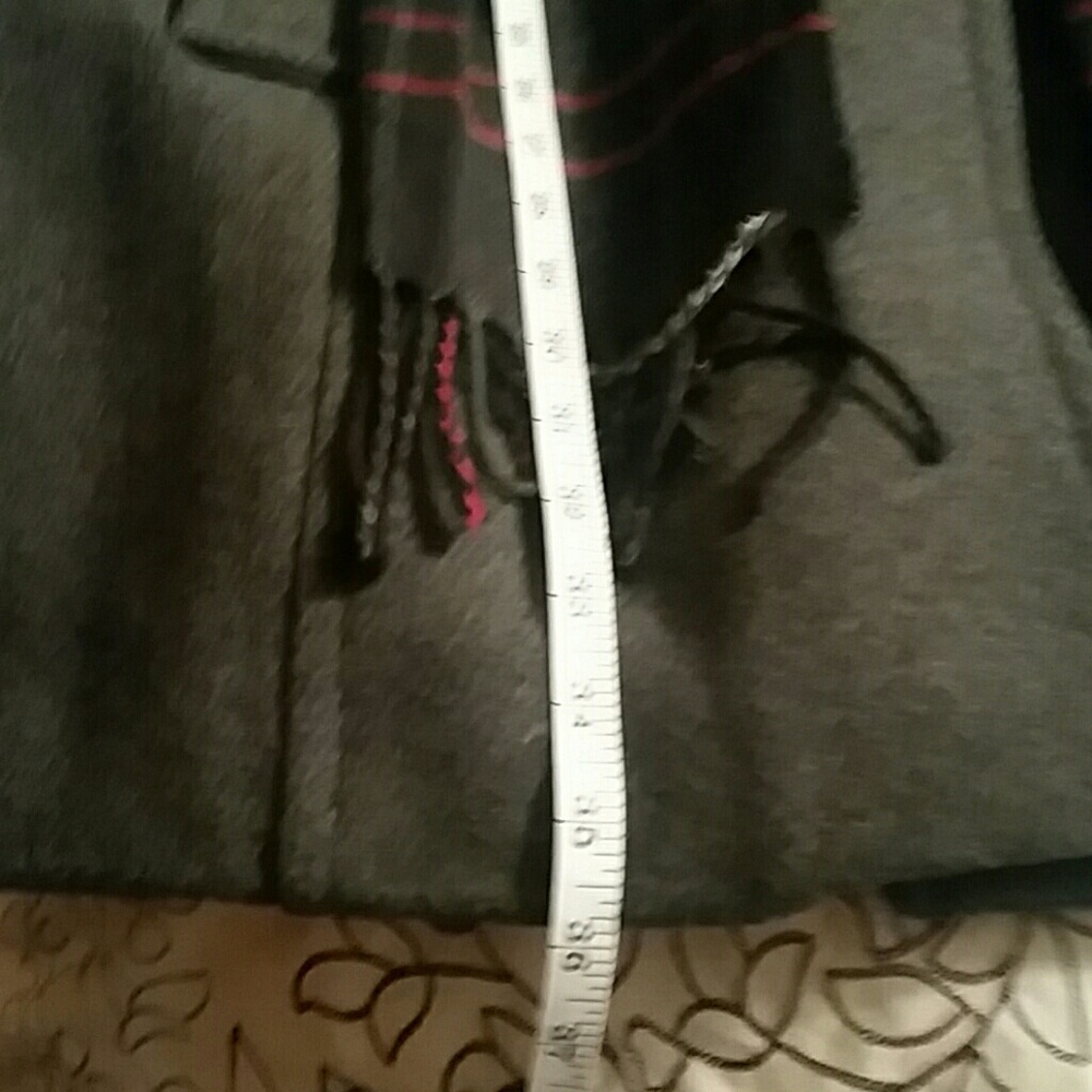 Ladies wool coat, gray very warm - Picture 4 of 4